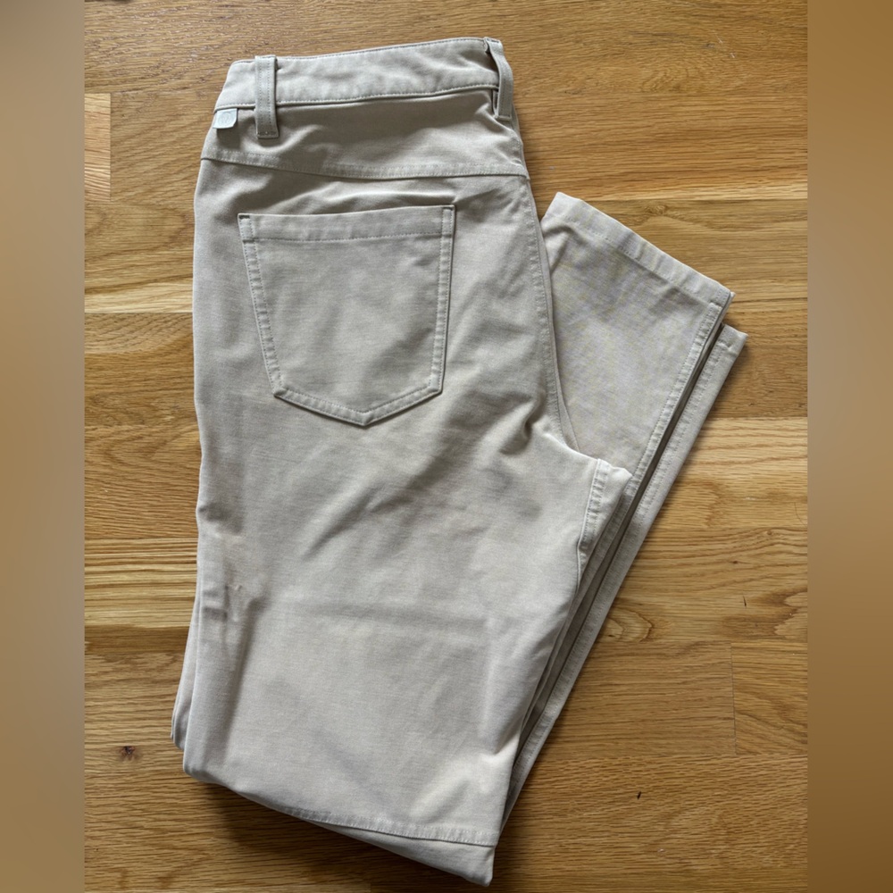 Men’s Lululemon ABC Slim Fit Utilitech Pant - Khaki, 31 x 32